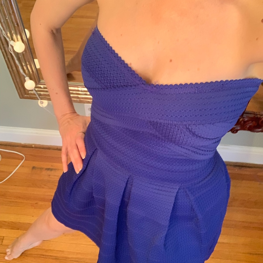 Express Bandage Style strapless Dress